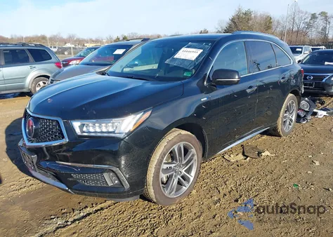 2017 Acura Mdx Sport Hybrid Advance Package from USA, damaged, VIN 5FRYD7H77HB001451